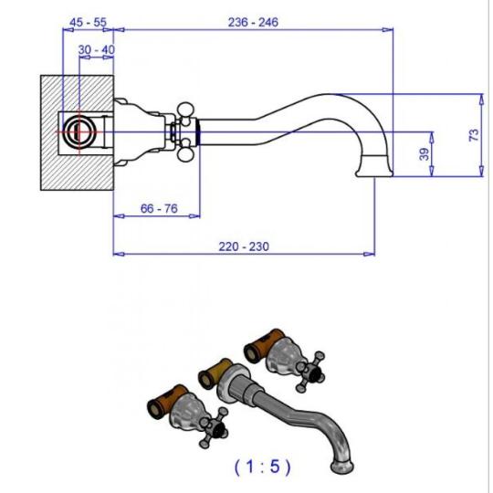 muszakirajz csaptelep elegans klasszikus furdoszoba felujitas lamerdiana bugnatese csapok.JPG